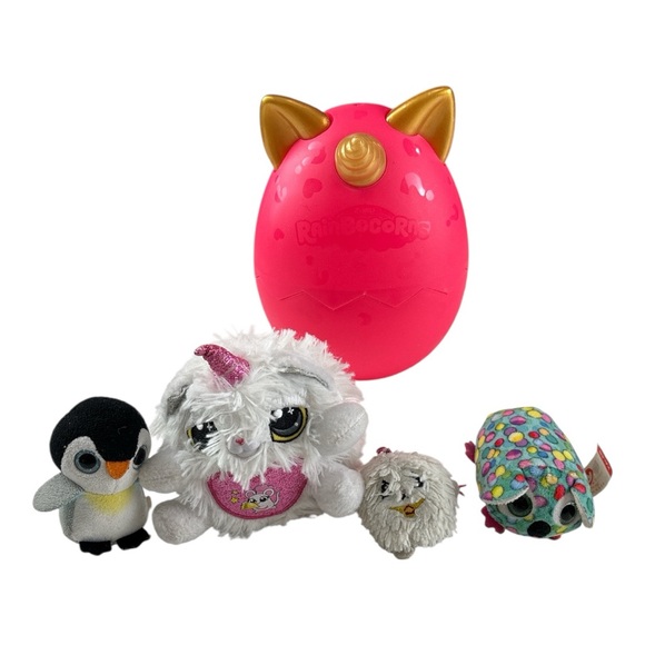 Rainbocorns Egg surprise Capsule Plush and Colorful Plush Small Pet Toys lot - Picture 1 of 17